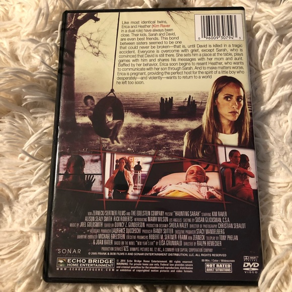 🎉 5/$15 🎉 HAUNTING SARAH DVD - Picture 3 of 3